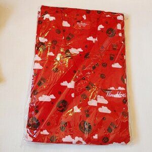 FUN Tim Hortons PJs Pajama Set Red Flannel Sleep Shirt and Pants Small Medium